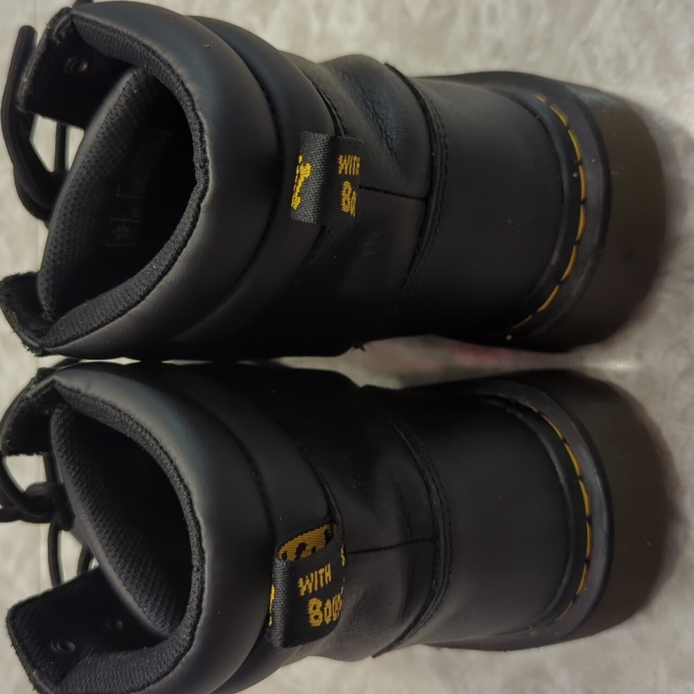 Dr Martens Faora Womens 7 Black Combat Boots - Picture 7 of 10